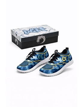 Zapatilla camuflada azul. Sol Lolo