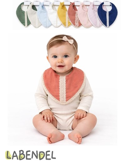 Babero bandana puntilla Labendel