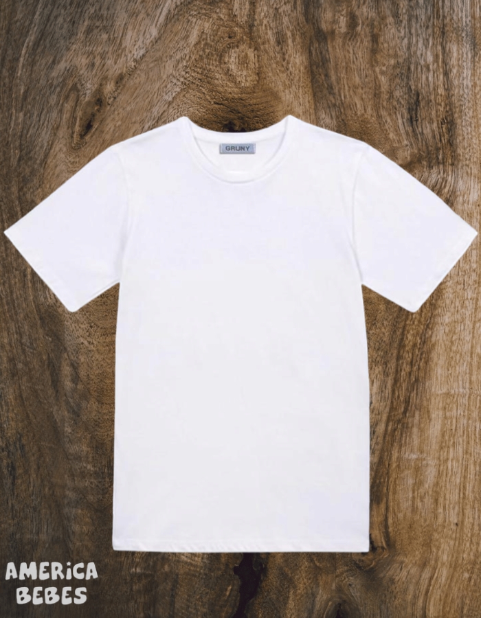 REMERA JERSEY BLANCO COLEGIAL GRUNY America Store