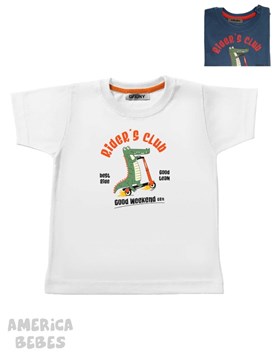 REMERA BEBE MANGA CORTA RIDERS CLUB GRUNY
