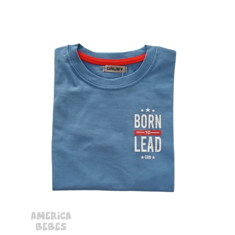 REMERA MANGA CORTA NENE BORN TO LEAD GRUNY