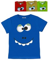 REMERA MANGA CORTA BEBE ESTAMPA CARITA  GRUNY