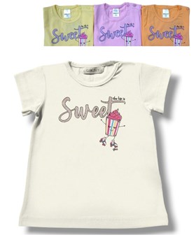 REMERA MANGA CORTA ESTAMPA SWEET. GRUNY