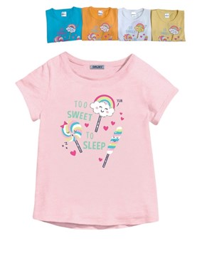 REMERA MANGA CORTA BEBA ESTAMPA ' TO SWEET TO SLEEP'. GRUNY