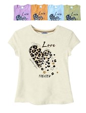 REMERA MANGA CORTA NENA ESTAMPA LOVE FASHION GRUNY