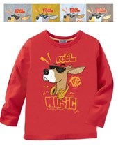 REMERA BEBE MANGA LARGA 'FEEL MUSIC'. GRUNY