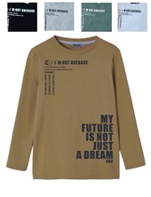 REMERA NENE MANGA LARGA ESTAMPA 'MY FUTURE ...'. GRUNY