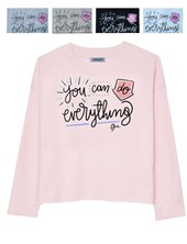 REMERA NENA MANGA LARGA ESTAMPA ' EVERYTHING'. GRUNY