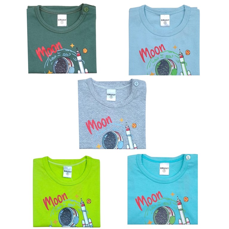 REMERA MANGA CORTA ASTRONAUTA PARA BEBE. GRUNY