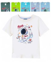 REMERA MANGA CORTA ASTRONAUTA PARA BEBE. GRUNY