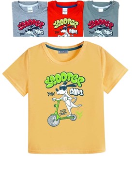 Remera manga corta para bebe scooter best doogy.Gruny