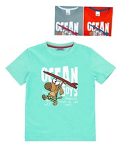Remera manga corta de bebe ocean boys.Gruny