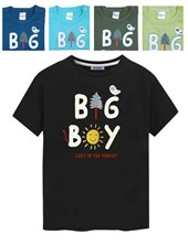 REMERA MANGA CORTA PARA BEBE ESTAMPA 'BIG BOY'. GRUNY