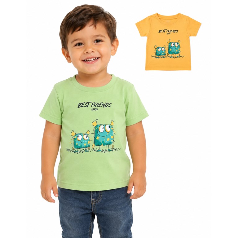 REMERA MANGA CORTA PARA BEBE. GRUNY