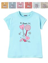 REMERA MANGA CORTA PARA BEBA ESTAMPA GOLOSINAS. GRUNY