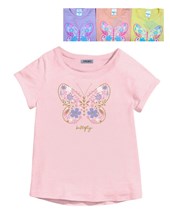 Remera manga corta beba estampa buterfly.Gruny