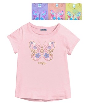Remera manga corta beba estampa buterfly.Gruny