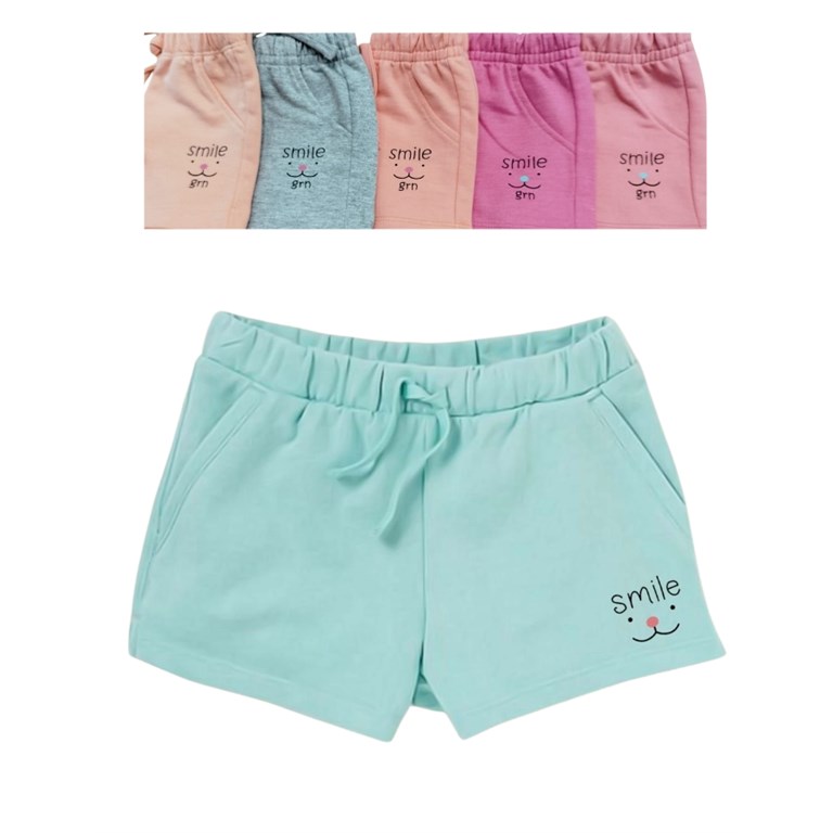 SHORT RUSTICO LISO PARA BEBA . GRUNY
