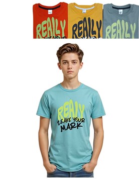 REMERA MANGA CORTA PARA NIÑO ESTAMAP 'REALY'. GRUNY