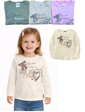 REMERA PARA BEBA MANGA LARGA ESTAMPA 'BOUNJOUR  PARIS'. GRUNY
