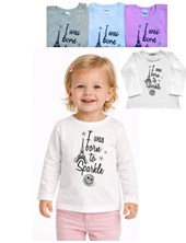 REMERA PARA BEBA MANGA LARGA CON ESTANPA TORRE EIFFEL. GRUNY