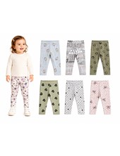 CALZA PARA BEBA  DE FRIZA ELASTIZADA ESTAMPADA. GRUNY