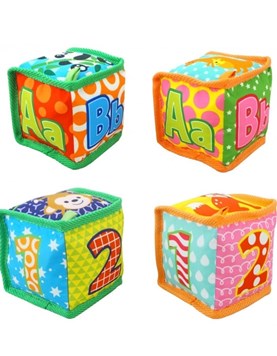 CUBO 4' ESTAMPADO. WOODY TOYS