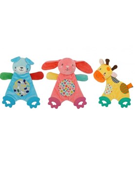 TRAPITO 10' ANIMALITOS, CON MORDILLO. WOODY TOYS