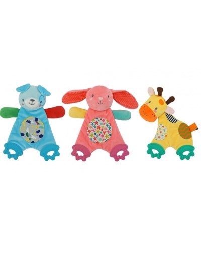 TRAPITO 10' ANIMALITOS, CON MORDILLO. WOODY TOYS