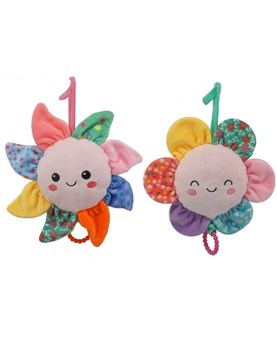 Cunero de flor en peluche 11'. Woody toys