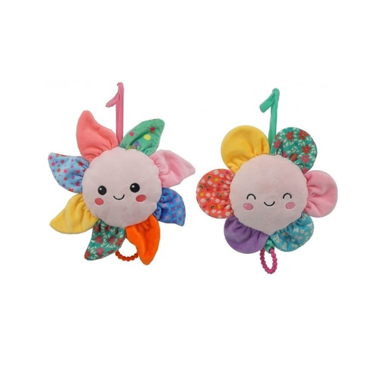 Cunero de flor en peluche 11'. Woody toys