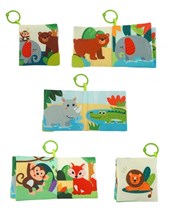 LIBRO 5' ESTAMPA ANIMALITOS. WOODY TOYS