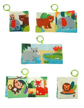 LIBRO 5' ESTAMPA ANIMALITOS. WOODY TOYS