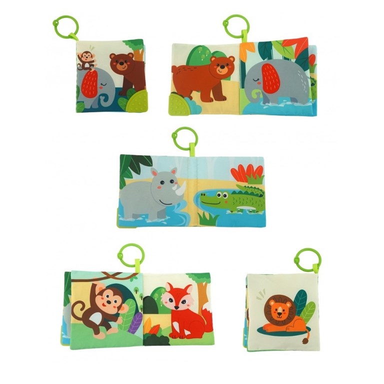 LIBRO 5' ESTAMPA ANIMALITOS. WOODY TOYS