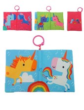 LIBRITO 7' ESTAMPA UNICORNIO. WOODY TOYS