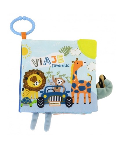 PELUCHE FORMA DE LIBRO 7' CON MORDILLO. WOODY TOYS