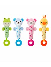 SONAJERO 11' ANIUMALITOS CON MORDILLO. WOODY TOYS