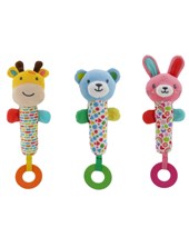 SONAJERO 11' ANIMALITOS CON MORDILLO. WOODY TOYS