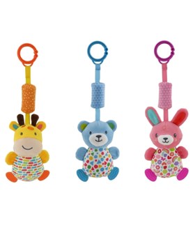 SONAJERO 14' ANIMALITOS. WOODY TOYS