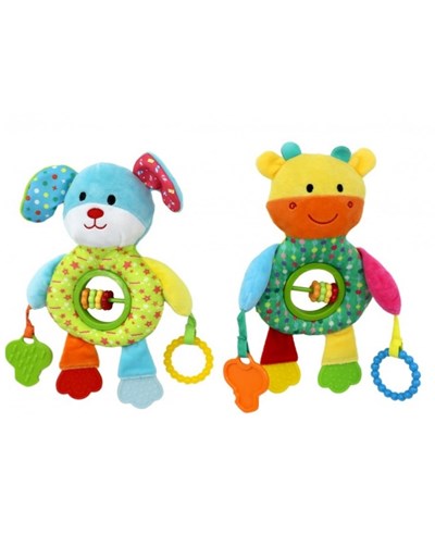 SONAJERO FORMA DE ANIMALITOS CON ABACO. WOODY TOYS