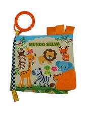LIBRITO 6' ESTAMPADO SELVA. WOODY TOYS