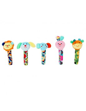 SONAJERO BASTON ANIMALITOS 6 PULGADAS WOODY TOYS