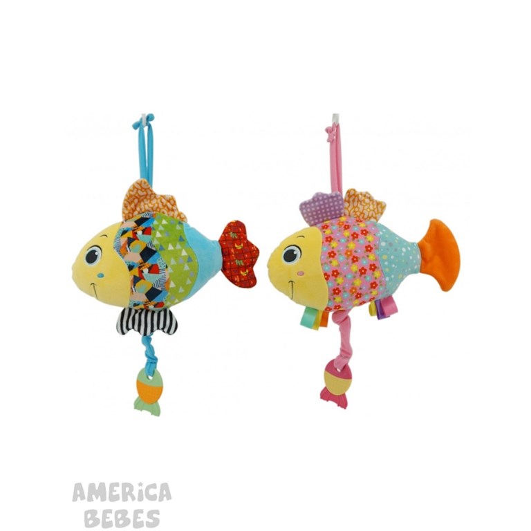 CUNERO PEZ MULTICOLOR 11'WOODY TOYS