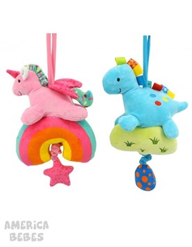 cunero musical unicornio o caballo woody toys