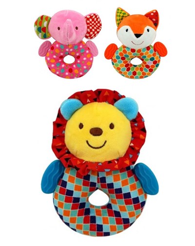 SONAJERO DONA 6' ANIMALITOS. WOODY TOYS