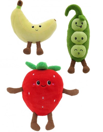 PELUCHE FRUTAS Y VEGETALES. WOODY TOYS