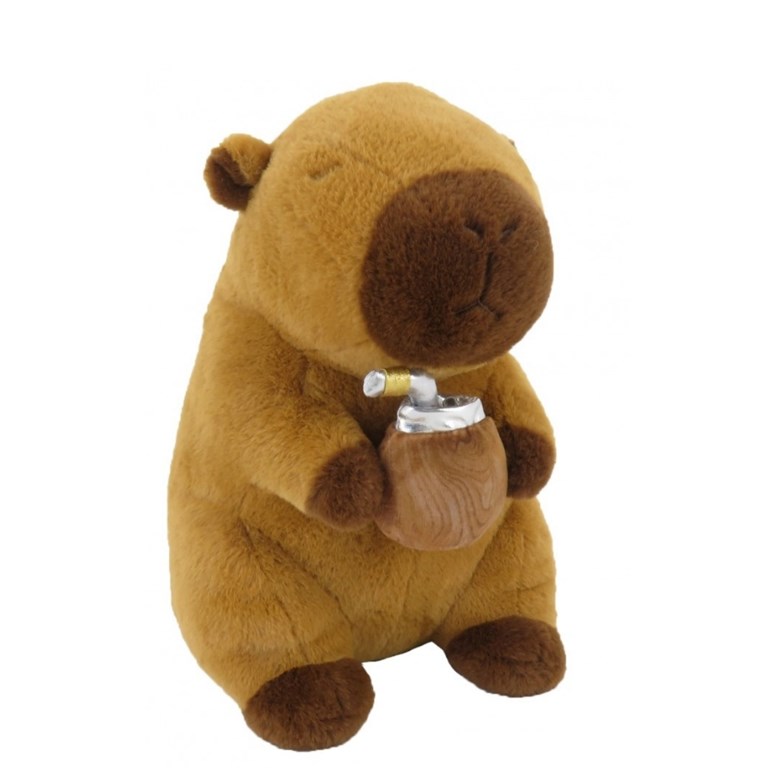 Capibara peluche de 10' toma mate.Woody toys