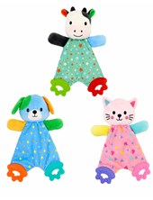 TRAPITO DE APEGO 9' ANIMALITOS CON MORDILLO. WOODY TOYS