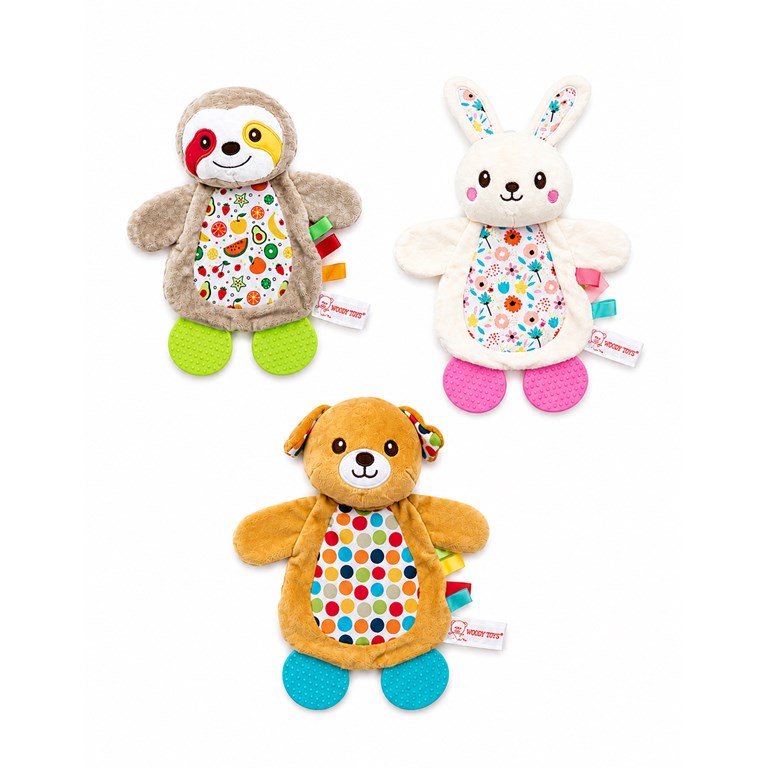 TRAPITO DE APEGO 9' ANIMALITOS. WOODY TOYS