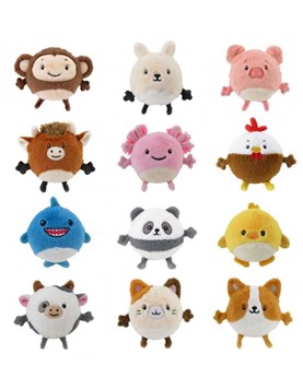 ANIMALITOS 3' FORMA REDONDA. WOODY TOYS